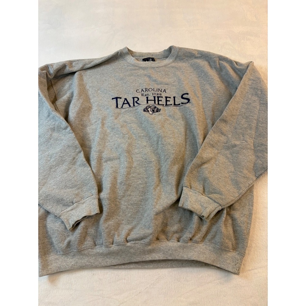 Carolina Tar Heels Gray Crewneck Sweatshirt Mens‎ XL Vintage